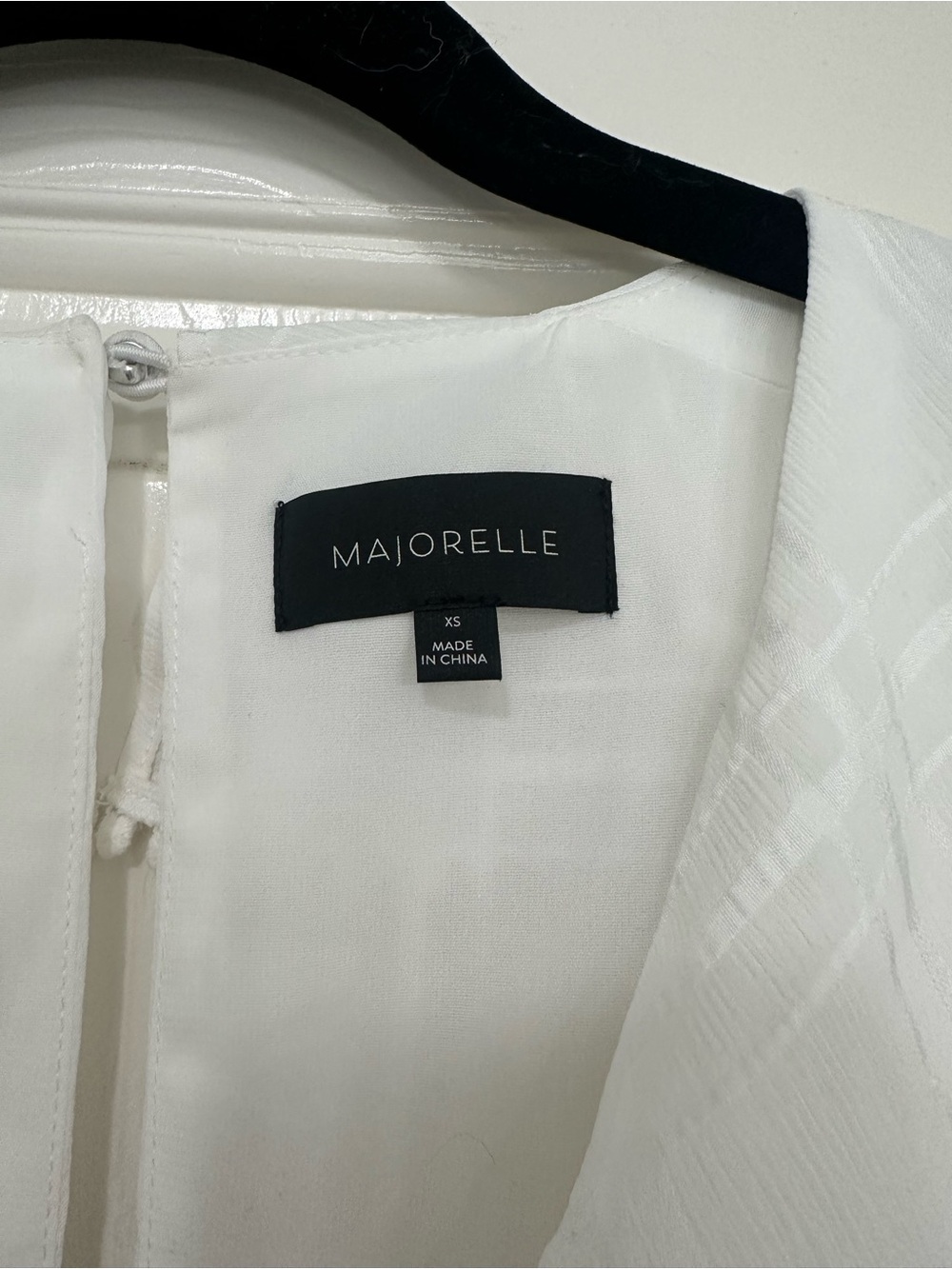 MAJORELLE White Ruffled Romper - Picture 3 of 4